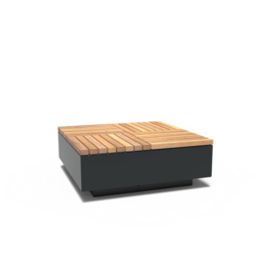 Benk Aluminium 115x115x45
