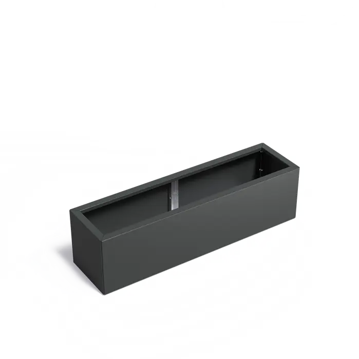 Plantekasse pulverlakkert stål. 150x40x40